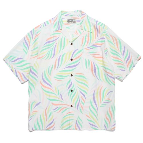 他の写真1: WACKO MARIA/LEAF HAWAIIAN SHIRT（WHITE）［リーフハワイアンシャツ-23春夏］