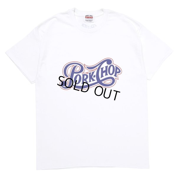 画像1: PORKCHOP/PPS TEE（WHITE）［プリントT-23春夏］