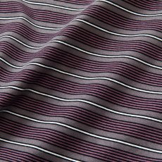 画像3: 【40%OFF】CALEE/Drop shoulder narrow pitch border S/S cutsew（Black/Purple）［ドロップショルダーボーダーT-23春夏］ (3)