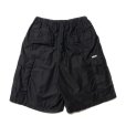 画像2: COOTIE PRODUCTIONS/Back Satin Error Fit Cargo Easy Shorts（Black）［エラーフィットカーゴイージーショーツ-23春夏］ (2)