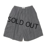 COOTIE PRODUCTIONS/Back Satin Error Fit Cargo Easy Shorts（Black）［エラーフィットカーゴイージーショーツ-23春夏］