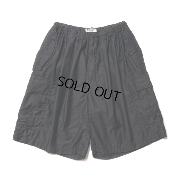 画像1: COOTIE PRODUCTIONS/Back Satin Error Fit Cargo Easy Shorts（Black）［エラーフィットカーゴイージーショーツ-23春夏］