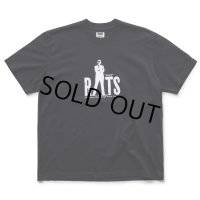 RATS/CASH TEE（BLACK）［プリントT-23春夏］