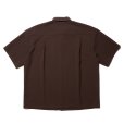 画像2: COOTIE PRODUCTIONS/T/W Sucker Open Collar S/S Shirt（Brown）［T/Wサッカーオープンカラーシャツ-23春夏］ (2)