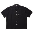 画像1: COOTIE PRODUCTIONS/T/W Sucker Open Collar S/S Shirt（Black）［T/Wサッカーオープンカラーシャツ-23春夏］ (1)