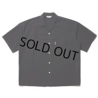 COOTIE PRODUCTIONS/T/W Sucker Open Collar S/S Shirt（Black）［T/Wサッカーオープンカラーシャツ-23春夏］
