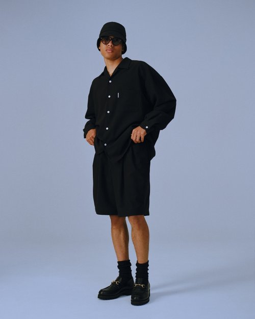 他の写真3: COOTIE PRODUCTIONS/T/W Sucker 2 Tuck Easy Shorts（Black）［T/Wサッカーツータックショーツ-23春夏］