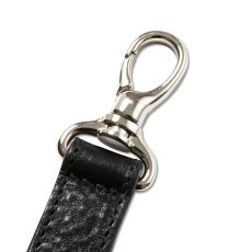 画像2: CALEE/SILVER STAR CONCHO LEATHER KEY RING（BLACK）［レザーキーリング-25春夏］ (2)