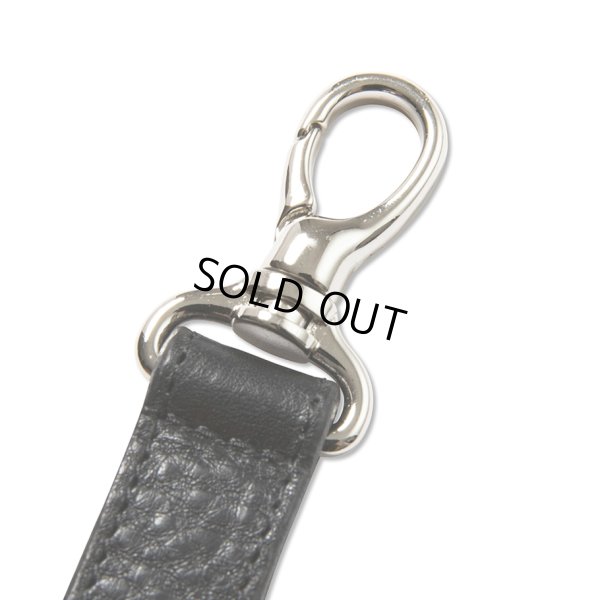 画像3: CALEE/SILVER STAR CONCHO LEATHER KEY RING ＜TYPE B＞（BLACK）［レザーキーリング-24春夏］