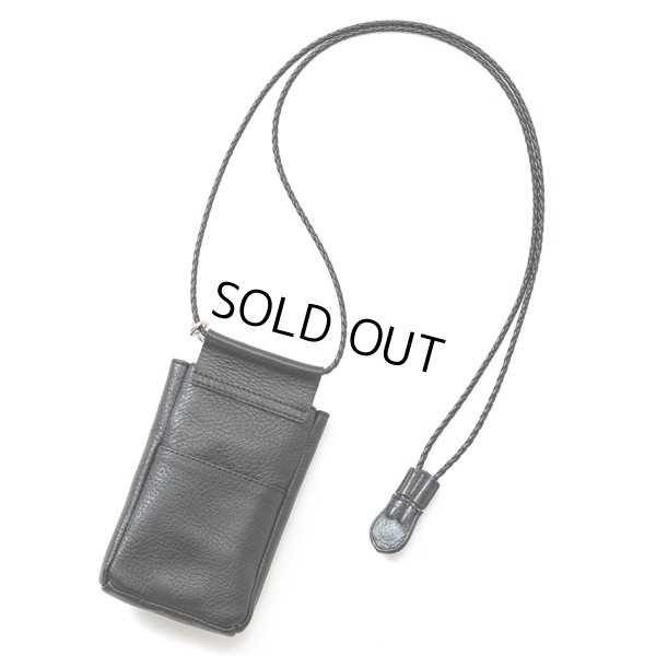 画像2: CALEE/Silver star concho smart phone shoulder pouch（Black）［スマートフォンショルダーポーチ-23春夏］