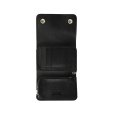 画像3: CALEE/Silver star concho flap leather half wallet（Black）［レザーハーフウォレット-23春夏］