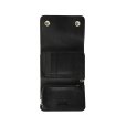 画像3: CALEE/SILVER STAR CONCHO FLAP LEATHER HALF WALLET（BLACK）［レザーハーフウォレット-23秋冬］