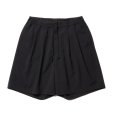 画像1: COOTIE PRODUCTIONS/T/W Sucker 2 Tuck Easy Shorts（Black）［T/Wサッカーツータックショーツ-23春夏］ (1)