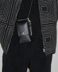 画像7: CALEE/Silver star concho smart phone shoulder pouch（Black）［スマートフォンショルダーポーチ-23春夏］