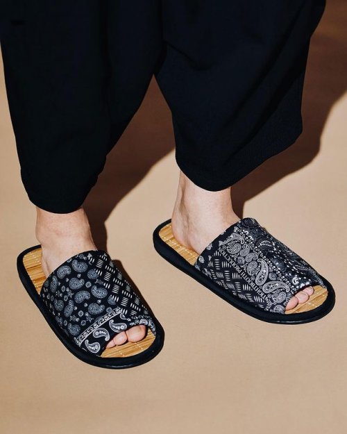 他の写真3: TIGHTBOOTH/PAISLEY ROOM SANDAL（Black）［ペイズリールームサンダル-23夏］