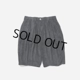 TIGHTBOOTH/RAYON CORD BIG SHORTS（Black）［レーヨンコーデュロイビッグショーツ-23夏］