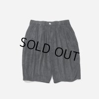 TIGHTBOOTH/RAYON CORD BIG SHORTS（Black）［レーヨンコーデュロイビッグショーツ-23夏］