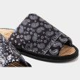 画像5: TIGHTBOOTH/PAISLEY ROOM SANDAL（Black）［ペイズリールームサンダル-23夏］