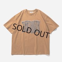 TIGHTBOOTH/SCANNING T-SHIRT（Brown）［プリントT-23夏］