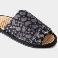 画像6: TIGHTBOOTH/PAISLEY ROOM SANDAL（Black）［ペイズリールームサンダル-23夏］