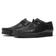 画像1: WACKO MARIA/CLARKS ORIGINALS / CROCODILE EMBOSSED LEATHER WALLABEE（BLACK）［クロコダイルワラビー-23春夏］ (1)