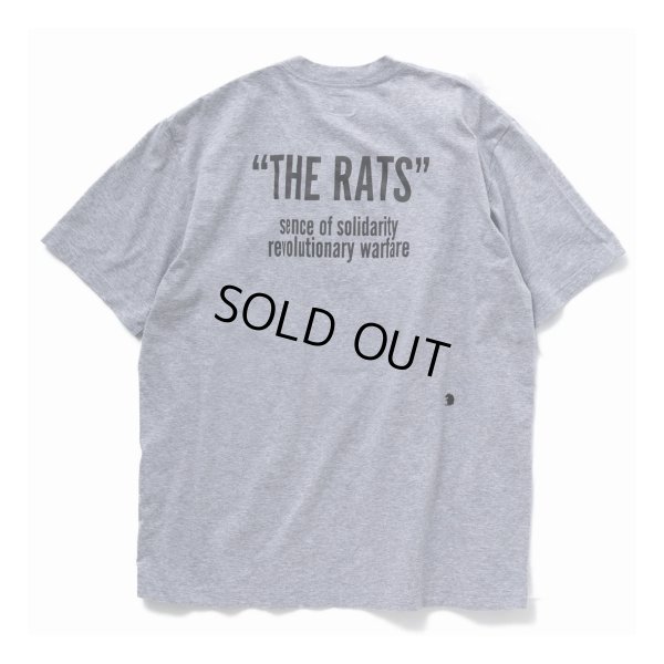 画像1: RATS/MAD GARMENT TEE（GRAY）［プリントT-23春夏］