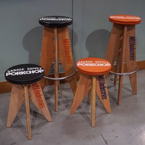 他の写真3: PORKCHOP/PORK STOOL（Large/BLACK）［木製スツール"Large"-23春夏］