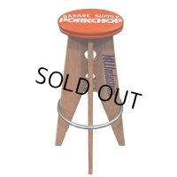 PORKCHOP/PORK STOOL（Large/RED）［木製スツール"Large"-23春夏］