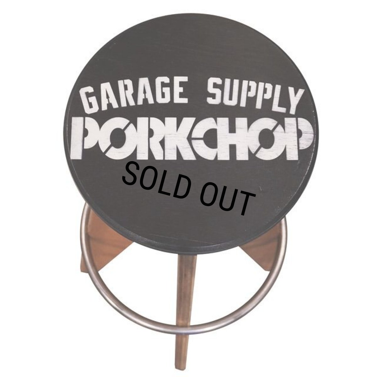 画像2: PORKCHOP/PORK STOOL（Large/BLACK）［木製スツール"Large"-23春夏］ (2)