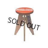 PORKCHOP/PORK STOOL（Small/RED）［木製スツール"Small"-23春夏］