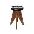 画像1: PORKCHOP/PORK STOOL（Small/BLACK）［木製スツール"Small"-23春夏］ (1)