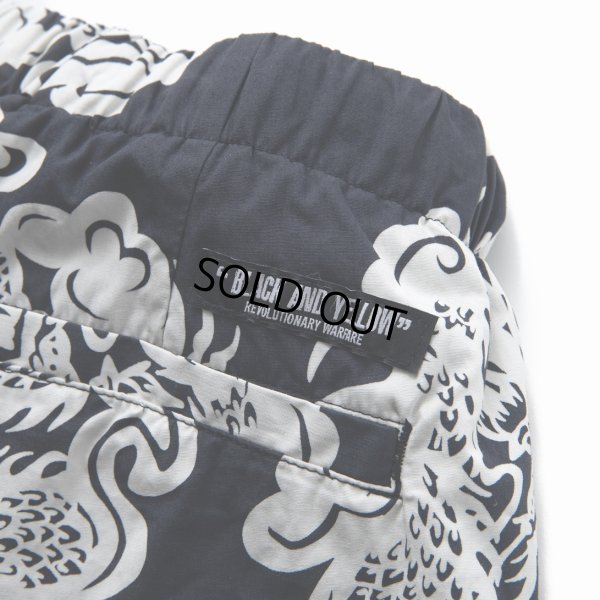 画像4: 【40%OFF】RATS/ZIP COTTON SHORTS PRINT（BLACK）［ジップコットンショーツ-23春夏］