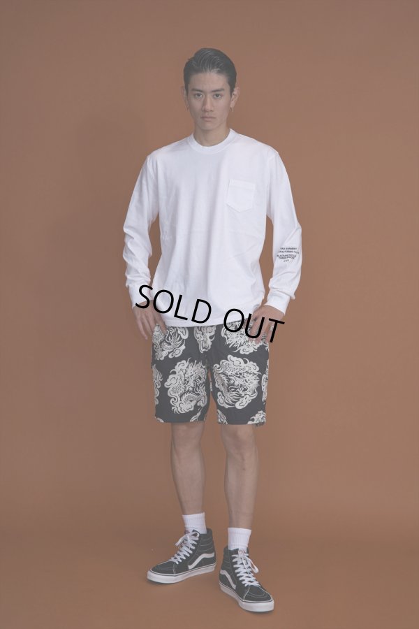 画像5: 【40%OFF】RATS/ZIP COTTON SHORTS PRINT（BLACK）［ジップコットンショーツ-23春夏］