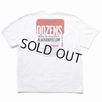 RATS/COLOR TAG TEE（WHITE）［プリントポケT-23春夏］