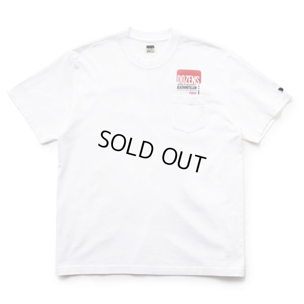 画像2: RATS/COLOR TAG TEE（WHITE）［プリントポケT-23春夏］