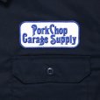 画像3: PORKCHOP/ROUNDED WAPPEN WORK SHIRT（DARK NAVY）［ワッペンワークシャツ-23春夏］