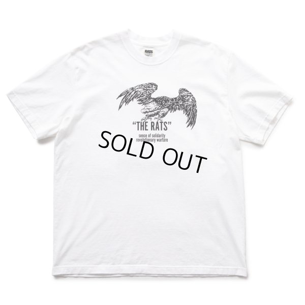 画像1: RATS/EAGLE THE RATS TEE（WHITE）［プリントT-23春夏］