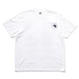 画像1: RATS/CIRCLE POCKET TEE（WHITE/NANY）［プリントポケT-23春夏］ (1)