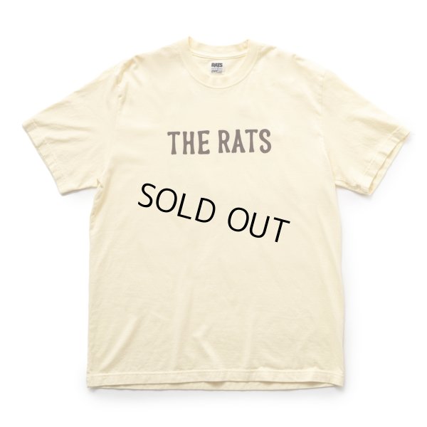 画像1: RATS/PECKERS TEE（LIGHT YELLOW）［プリントT-23春夏］