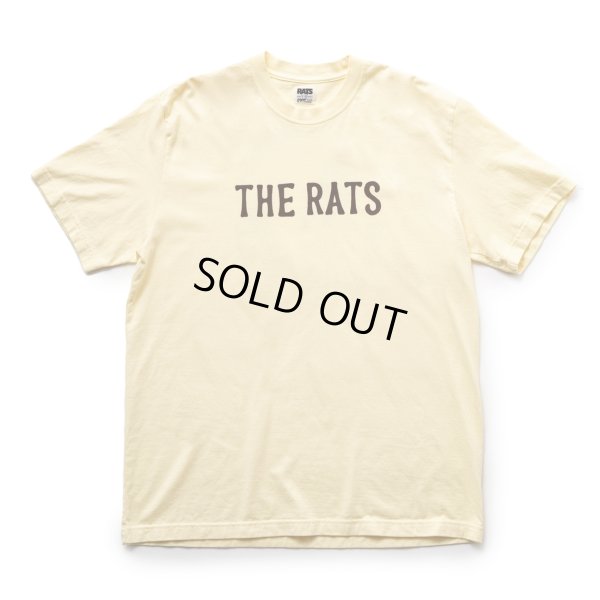 画像1: RATS/PECKERS TEE（LIGHT YELLOW）［プリントT-23春夏］