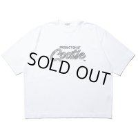 COOTIE PRODUCTIONS/Embroidery Oversized S/S Tee（PRODUCTION OF COOTIE）（Off White）［オーバーサイズT-23秋冬］
