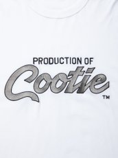 画像2: COOTIE PRODUCTIONS/Embroidery Oversized S/S Tee（PRODUCTION OF COOTIE）（Off White）［オーバーサイズT-23秋冬］ (2)