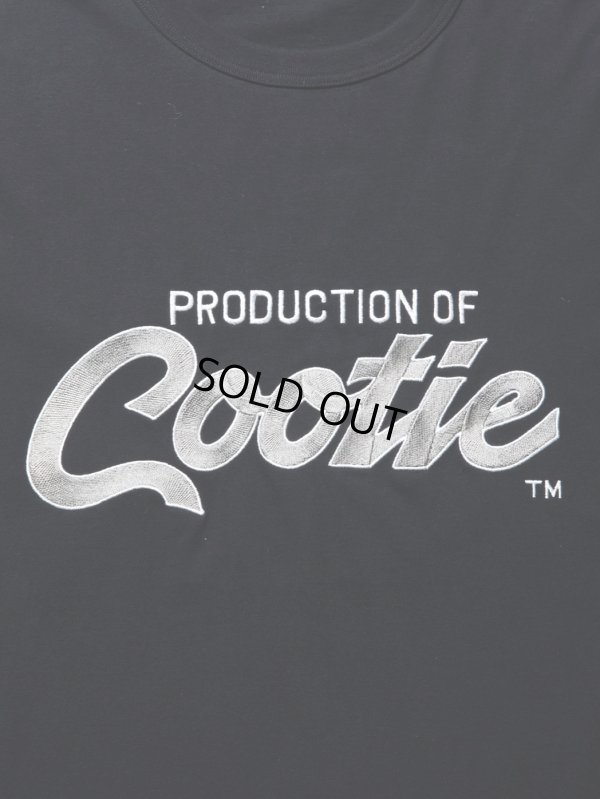 画像3: COOTIE PRODUCTIONS/Embroidery Oversized S/S Tee（PRODUCTION OF COOTIE）（Black）［オーバーサイズT-23秋冬］