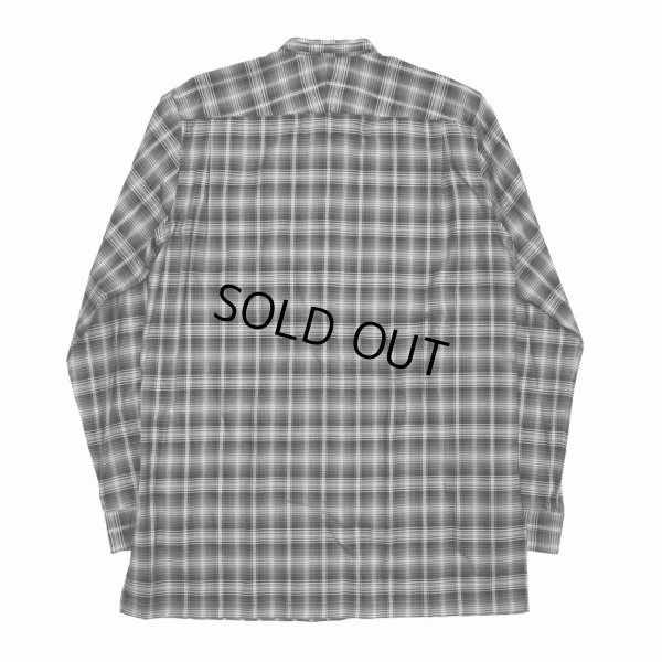 画像2: DAIRIKU/Ribbon Tie Check Shirt（Black）［リボンタイチェックシャツ-23秋冬］