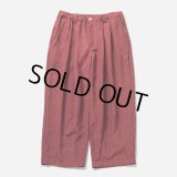 TIGHTBOOTH/CHECKER PLATE BAGGY SLACKS（Red） 【40%OFF】［チェッカープレートバギースラックス-23春夏］