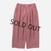 TIGHTBOOTH/CHECKER PLATE BAGGY SLACKS（Red） 【40%OFF】［チェッカープレートバギースラックス-23春夏］