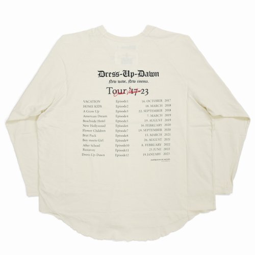 他の写真2: DAIRIKU/"The Dawn" Big Raglan Tour Tee（White）［ビッグラグランツアーT-23秋冬］
