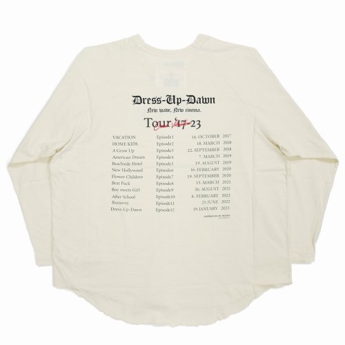 他の写真2: DAIRIKU/"The Dawn" Big Raglan Tour Tee（White）［ビッグラグランツアーT-23秋冬］