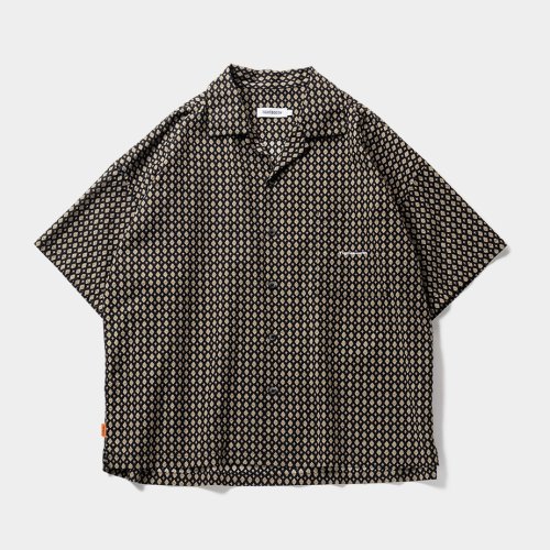 他の写真1: TIGHTBOOTH/RHOMBUS SHIRT（Black）［オープンカラーシャツ-23夏］