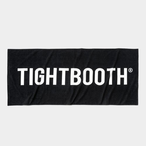 他の写真1: TIGHTBOOTH/LOGO BEACH TOWEL（Black） 【20%OFF】［ビーチタオル-23夏］